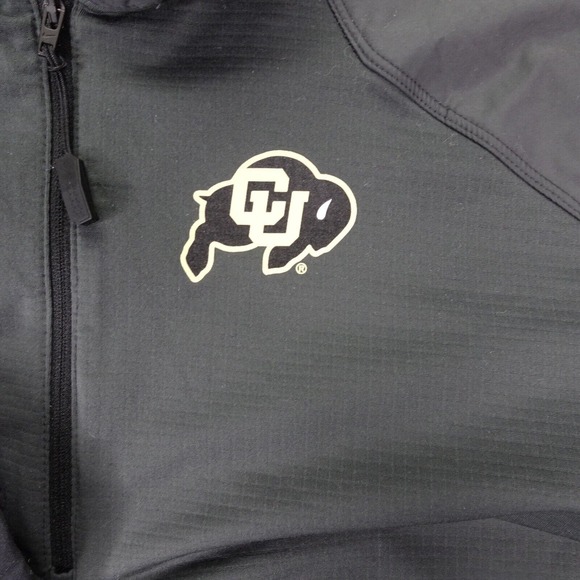 Nike Colorado Buffs Windbreaker Mens Large Gray Quarter Zip‎ Long Sleeve - Picture 3 of 13
